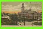 LAWRENCE, MA - A. B. BRUCE SCHOOL - CARD WRITTEN IN 1906 - UNDIVIDED BACK - REICHNER BROS - - Lawrence