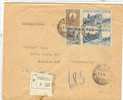 REF LMM6 - TUNISIE LETTRE RECOMMANDEE TUNIS / ZAGREB (YOUGOSLAVIE) 9/10/1930 - Briefe U. Dokumente