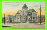 LAWRENCE, MA - PUBLIC LIBRARY - ANIMATED - CARD IS WRITTEN IN 1909 - MASON BROS & CO - - Lawrence