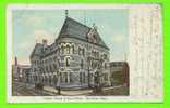 FALL RIVER, MA - CUSTOM HOUSE & POST OFFICE - CARD TRAVEL IN 1907 - UNDIVIDED BACK - E.P. CHARLTON & CO - - Fall River