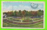 SPRINFIELD, MA - HOT HOUSE & FLOWER BEDS IN FOREST PARK - TRAVEL IN 1937 - - Springfield