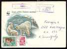 RUSSIE - 1987 - Animal Protege L´ours Polair - P.cov. "R" Travel - Bears