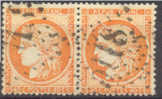 Lot N°4779   Paire Du N°38, Oblit GC 5118 YOKOHAMA ( JAPON ), Coté 480 Euros - 1870 Beleg Van Parijs