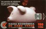 CAPE  VERDE  150 UNITS COIN  MONEY  PIGGY BANK  CAIXA ECONOMICA CHIP   FRESH AS MINT  CPV-12 - Capo Verde