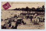 J16 - ANDERNOS-les-BAINS - La Plage Et Les Tentes (jolie Carte Animée De 1932) - Andernos-les-Bains