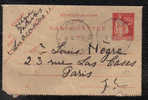 Entier Postale - 55c Paix Violet N°363-CP1 + Complèment 15c Mercure Orange N°408-a - Le 6-9-1939 - Cartoline-lettere