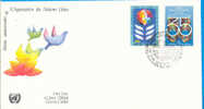 FDC Nations-Unies Y&T 314/15 - Sonstige & Ohne Zuordnung