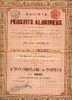 BRUXELLES  "Soc. Des Produits Alumineux" - Actiion Ordinaire - Capital : 1.750.000 Fr (1909) - Industry