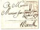 MONACO - BUREAU FRANCAIS 17.11.1641/13.2.1793 - Postmarks