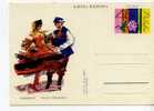 DANSE / FOLKLORE / ENTIER POSTAL / POLOGNE /  STATIONERY - Dans