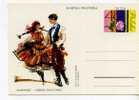 DANSE / FOLKLORE / ENTIER POSTAL / POLOGNE /  STATIONERY - Dans