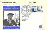 LETTRE, YACHTING, BATEAU, SIR FRANCIS CHICHESTER - Voile