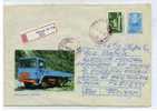 VOITURE / CAMION /  ENTIER POSTAL / ROUMANIE / RECOMMANDE / STATIONERY - LKW