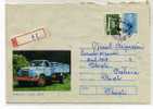 VOITURE / CAMION /  ENTIER POSTAL / ROUMANIE / RECOMMANDE - Camions