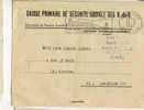 LETTRE EN FRANCHISE CIVILE SECURITE SOCIALE EN ORDINAIRE  & TIMBRE A DATE MANUEL LISIBLE 1967 + FLAMME AUBAGNE - Burgerlijke Brieven Zonder Portkosten