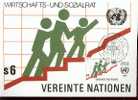NATIONS UNIES VIENNE CARTE MAXIMUM NUM.YVERT 15 CONSEIL ECONOMIQUE ET SOCIAL - Otros & Sin Clasificación