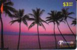 FIJI $3 PALM TREES AT SUNSET 1999 GPT FIJ-167 3RD PRINT  LAST GPT ISSUE READ DESCRIPTION !! - Figi