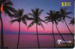 FIJI $3 PALM TREES AT SUNSET 1999 GPT FIJ-167 3RD PRINT  LAST GPT ISSUE READ DESCRIPTION !! - Fidschi