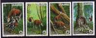 Zaïre 1984,  OKAPI   ++  Série  N° 1253 / 56**     Postfrisch  Cote 12 € - Giraffe