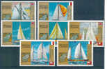 GUINEE EQUATORIALE:1972:N°30+PA 14 NSC.Complet 7 Valeurs.Trans-Atlantica.V OILIERS. - Sailing