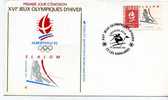 JEUX OLYMPIQUES HIVER / SLALOM / SKI / LES MENUIRES  1991 - Wintersport (Sonstige)