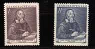 Tchécoslovaquie 1952 N° Y.T. :  629 Et 630* - Unused Stamps