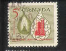 Canada 1958 Centennial Of Canada´s Oil Industry Used - Gebruikt