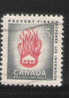 Canada 1956 Emphasize The Needless Waste Caused By Preventable Fires Used - Used Stamps