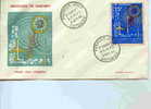 DAHOMEY  FIST DAY COVER  ENVELOPPE PREMIER JOUR  UNION AFRICAINE ET MALGACHE DES POSTES ET TELECOM - Lettres & Documents