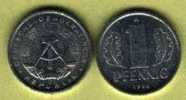 "DDR"- 1 Pfennig - 1960 A - Gebraucht/used - 1 Pfennig