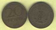 "DDR"- 20 Pfennig - 1983 A - Gebraucht/used - 20 Pfennig