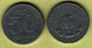 "DDR"- 50 Pfennig - 1958 A - Gebraucht/used - 50 Pfennig