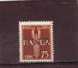 Italia - Repubblica Sociale -   N. PA119**  (Sassone) 1944  F.llo Del 1930-34 Sovrastampati GNR. Soprastampa Capovolta - Ongebruikt