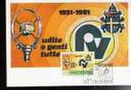 VATICAN CARTE MAXIMUM NUM.YVERT 703 RADIO VATICAN  50 ANS - Maximumkarten (MC)