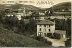 LAMURE SUR AZERGUES Le Haut Du Bourg Et Quartier De La Gare (CAFE RAVEL 1932 X.Goutagny) - Lamure Sur Azergues