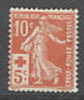 France N° 147 X Au Profit De La Croix Rouge, Trace Charnière Sinon TB - Used Stamps