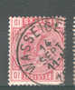 Timbre No 38 Cachet Simple Cercle WASSEIGES  --  4/833 - 1883 Leopold II.