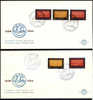 "NEDERLAND : 1966 Yvert : FDC 830-31 + FDC BF4  Thema : ""Vluchtelingenvervoer" - Altri & Non Classificati