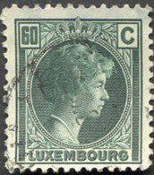 Pays : 286,04 (Luxembourg)  Yvert Et Tellier N° :   173 (o) - 1926-39 Charlotte Right-hand Side