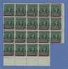 184 ** Blok Van 19 Met Verschoven Opdruk !!!!!!!!!!!!!!!!!!!!!!!!!!!!!!!!!! - Unused Stamps