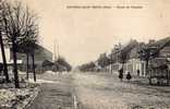 60 ESTREES ST DENIS Route De Flandre, Animée, Ed Meunier, 1918 - Estrees Saint Denis