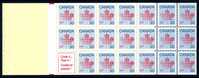 Canada (Scott No. 923a - Maple Leaf) [**] Carnet De 25 / Booklet Of 25 (Perf. 12 X 12 1/2) - Single Stamps