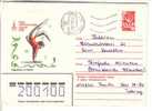 GOOD USSR POSTAL COVER 1980 - MOSCOW Olympic Games - Apparatus Gymnastics (used) - Gymnastics