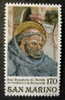 SAN MARINO 1980 15º CENTENARIO DEL NACIMIENTO DE SAN BENITO DE NURSIA  - YVERT 1004 - Unused Stamps