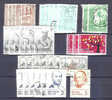 (R244) Belgique - Lot 1962 Horta, Mercator, Gochet, Triest, Europa, Breendonk,male - Used Stamps