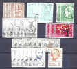 (R244) Belgique - Lot 1962 Horta, Mercator, Gochet, Triest, Europa, Breendonk,male - Gebruikt