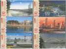 2006 CHINA BRIDGES OVER HAIHE RIVER P-CARD 6V - Postales