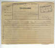 TELEGRAMME Déposé à BXL Vers Cachet Télégraphique TT OTTIGNIES 1947   --  4/757 - Telegraphenmarken [TG]