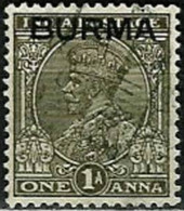 BURMA..1937..Michel # 4...used. - Burma (...-1947)