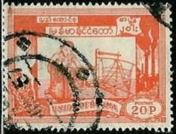 BURMA..1954..Michel # 146...used. - Burma (...-1947)